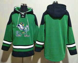 Men's Notre Dame Fighting Irish Green Ageless Must Have Lace Up Pullover Hoodie,We sell and wholesale Men's Notre Dame Fighting Irish Green Ageless Must Have Lace Up Pullover Hoodie on line form chian!